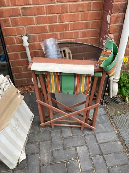 Photo of free Director's Chair - needs new seat (Hereford HR1) #1