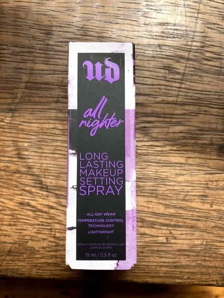 Photo of free Urban Decay makeup setting spray travel size unopened (Old Town TN34) #1