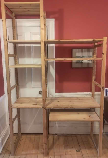 Photo of free Wooden Shelving Unit (Marchmont EH9) #1