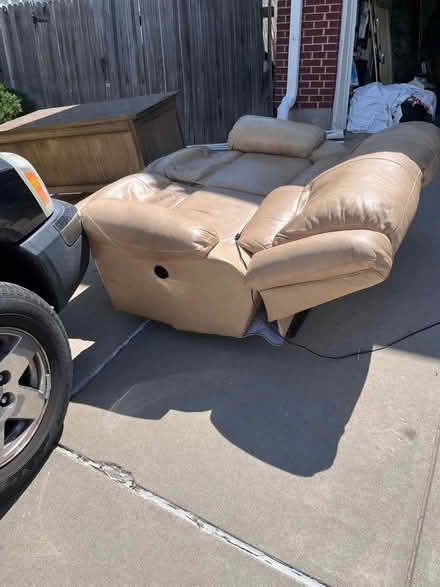 Photo of free Leather recliner (Green Mountain) #2