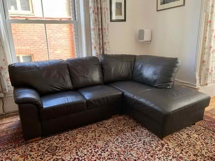 Photo of free Leather corner sofa (Broadway NN15) #1