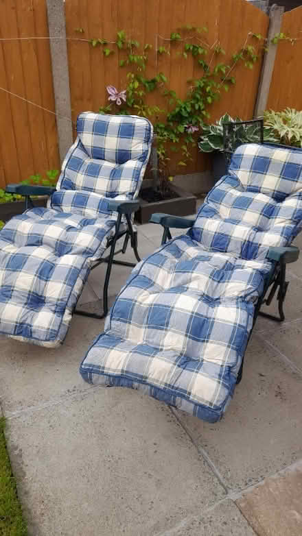 Photo of free Reclining garden chairs (Bent Gate) #1