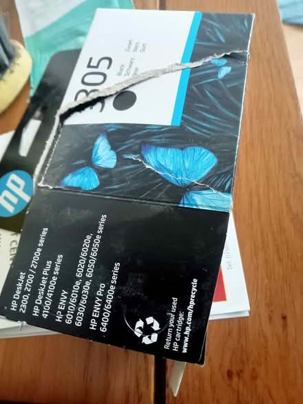 Photo of free HP 305 black ink open (Runcorn WA7) #1