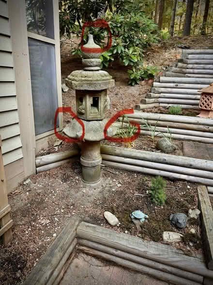Photo of free Japanese ornamental concrete statue (Avon) #2