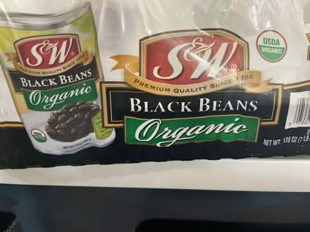 Photo of free 5 cans organic black beans (Northglenn) #1
