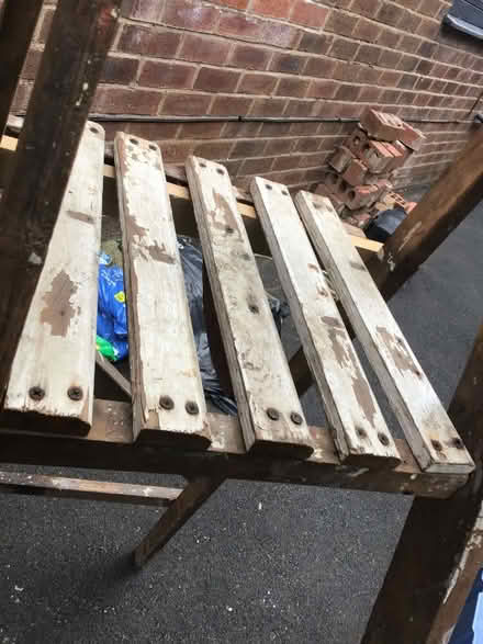 Photo of free Wooden step ladder (Penwortham PR1) #2