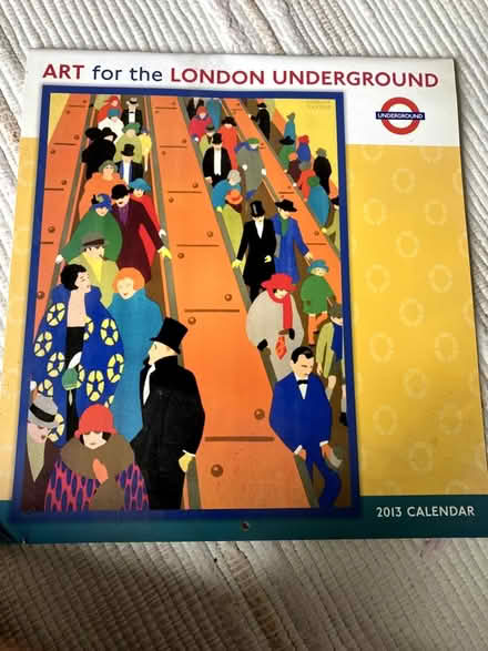 Photo of free Old London Underground poster calendar (Old Town TN34) #1