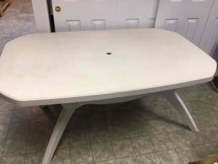 Photo of free outdoor patio table (Aurora Yonge&Henderson) #1