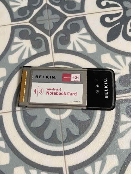 Photo of free Belkin F5D7010 Wireless G Notebook Network Card 802.11g 2.4g (Glenfield LE3) #1