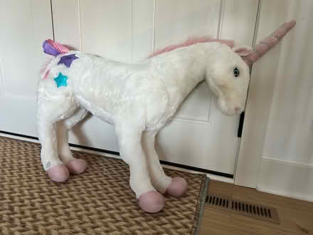 Photo of free Large stuffed unicorn (Mequon) #1