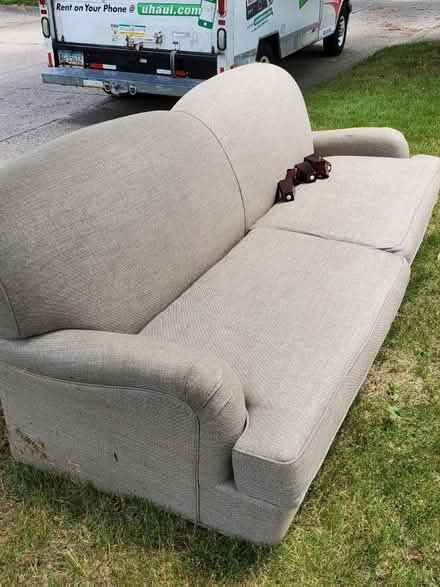 Photo of free Couch by St Justin's church (8 Mile & Dequindre) #1