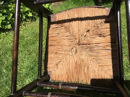 Photo of free 2 chairs with rush seats (BA11) #3