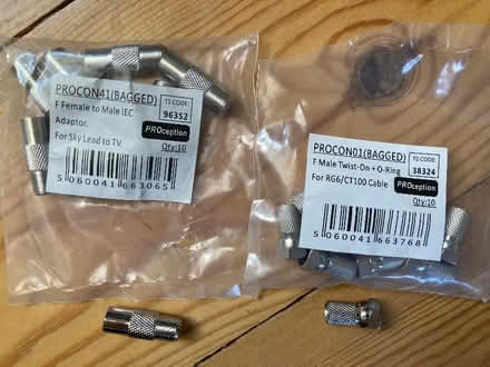 Photo of free tv aerial connectors (Red Hill WR5) #1
