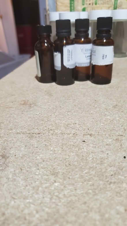 Photo of free assorted small amber glass bottles (Table Mesa) #1