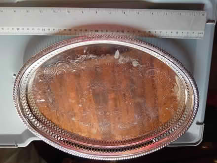 Photo of free Silver plated oval tray (Dinnington NE13) #2