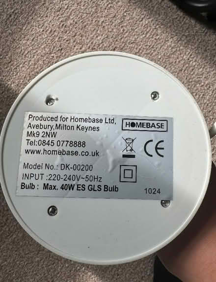 Photo of free Homebase Desk Lamp (Fairfield LA1) #2