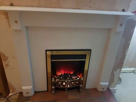 Photo of free White electric fireplace & surround (Exeter, Beacon Heath) #2