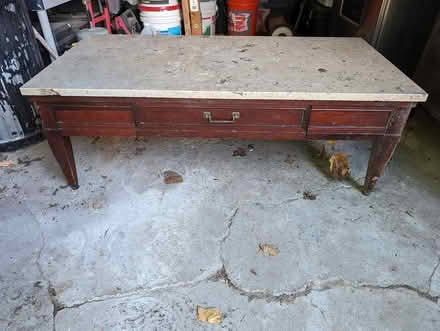 Photo of free Coffee Table with Marbel Top (North East Bronx) #1