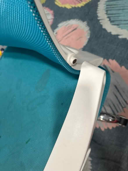 Photo of free Teal fabric chair (Woodfield Rd &Airpark Rd) #3