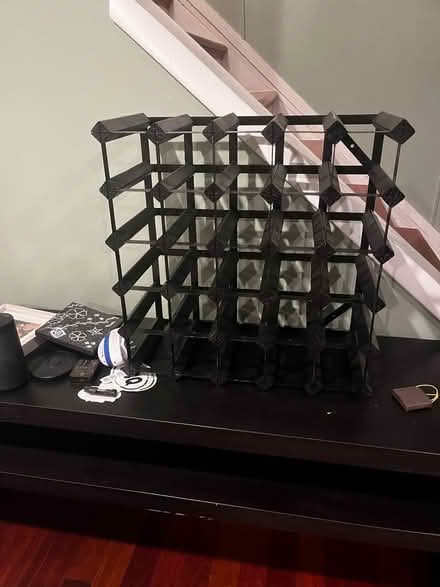 Photo of free Wine rack, baby ball pit, tv stand (Dale blvd) #1