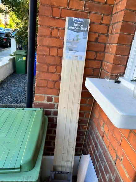 Photo of free New wood shelf (North Dulwich SE24) #1