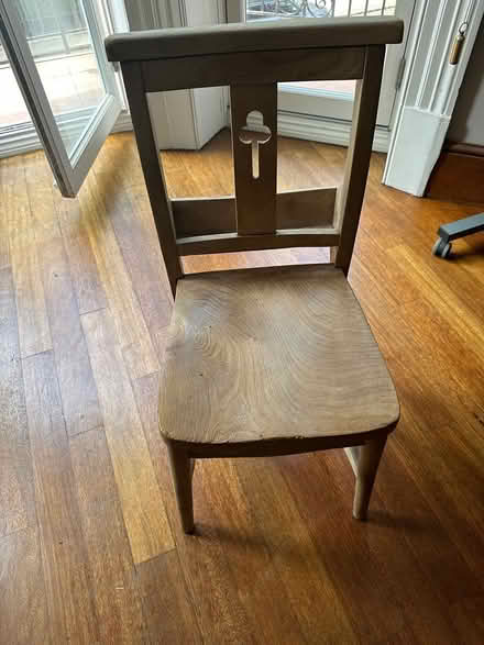 Photo of free Wooden church chairs (SW5 0LA) #1