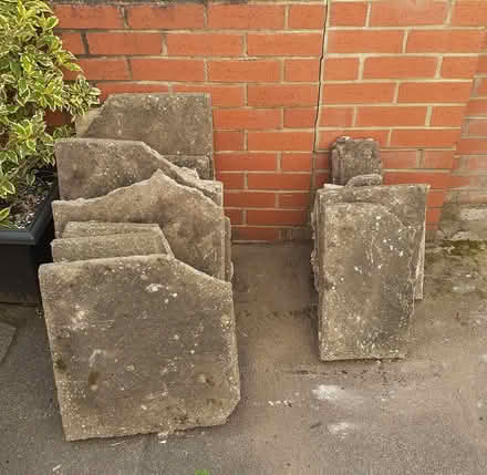 Photo of free Mainly riven flags for crazy paving (Southport PR8) #1