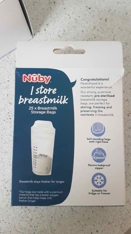 Photo of free 8x Nuby breastmilk storage bags (Priory Ward EX2) #3