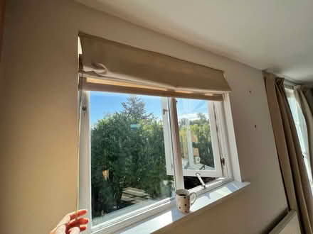 Photo of free Used Roman blind with brackets (North Dulwich SE24) #1