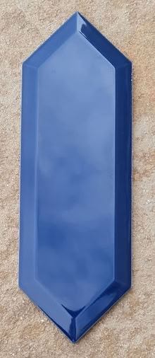 Photo of free Navy Picket Bevelled Ceramic Tiles 10 x 30cm (South Ham RG22) #1