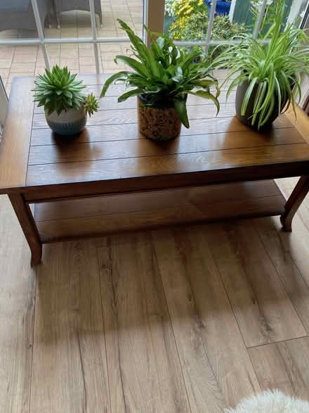Photo of free Solid wood coffee table (Leixlip- just at Dublin border) #1