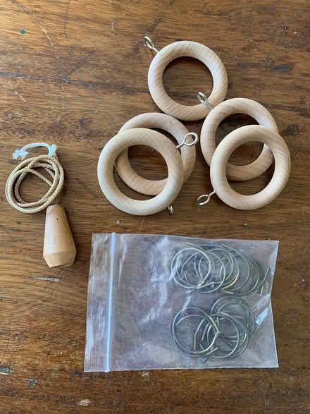 Photo of free Rings and hooks etc curtain hanging (OX2 North Oxford) #3