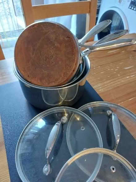 Photo of free Copper bottom saucepans (Kempston MK42) #2