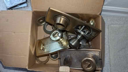 Photo of free Random door lock parts (Greenbrae) #1