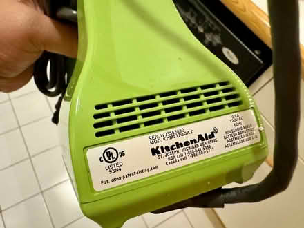 Photo of free Kitchenaid mixer // green // unused (upper west side) #1
