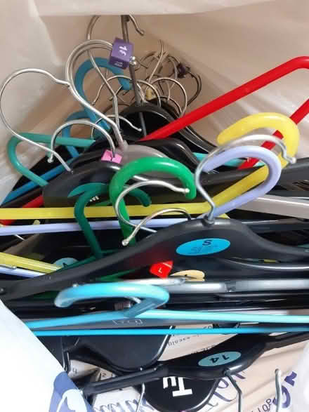 Photo of free plastic coathangers (Woodseats S8) #1