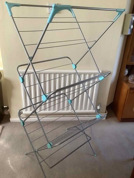 Photo of free Folding laundry clothes horse dryer (Grange Estate, Letchworth SG6) #1