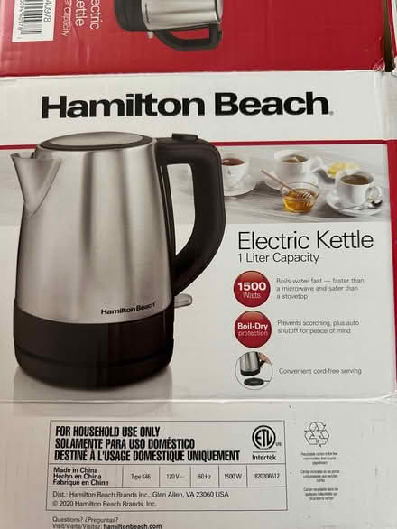 Photo of free Electric kettle (Dunstable, MA) #2