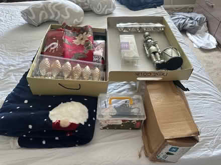 Photo of free Christmas tree and decorations (Aylesbury Vale LU7) #1