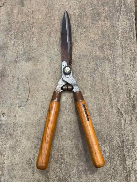 Photo of free Garden Shears with wooden handles (Mill Green AL7)