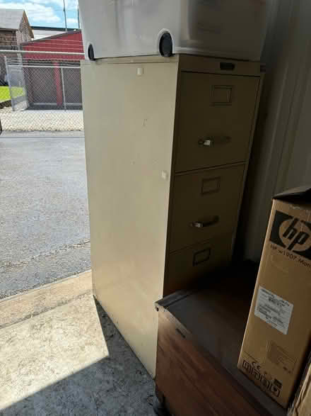 Photo of free Full-Size Metal Filing Cabinet (Latrobe, PA downtown) #1