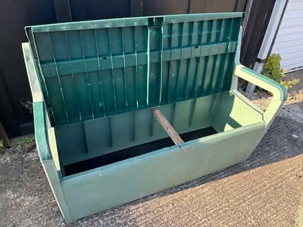 Photo of free Keter green garden storage bench (Welling DA16) #3