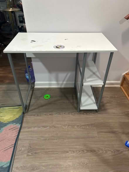 Photo of free Small white desk (Woodfield Rd &Airpark Rd) #1