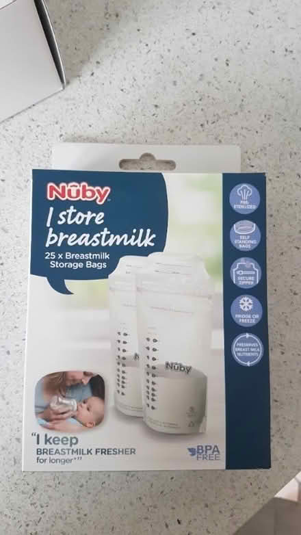 Photo of free 8x Nuby breastmilk storage bags (Priory Ward EX2) #1