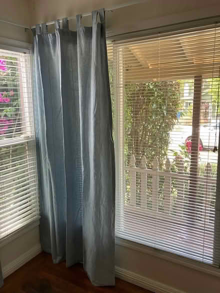 Photo of free Blue Cotton Curtains (Ventura) #1