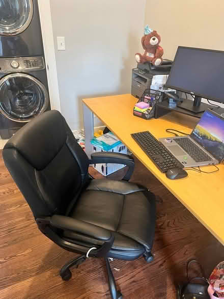 Photo of free Desk and office chair (River north Denver) #3