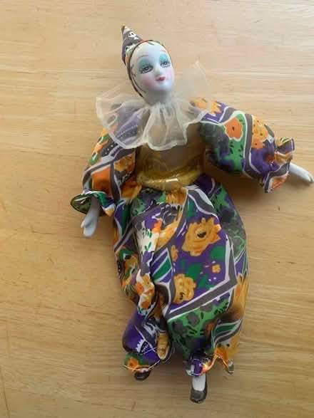 Photo of free Jester doll, porcelain doll (central Hayward) #1