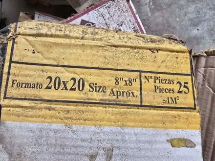 Photo of free 15 x yellow tiles 8" \ 20 cm (Arddleen SY22) #2