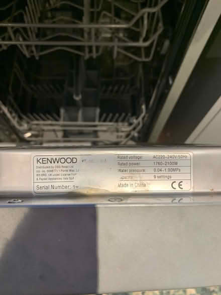Photo of free Hotpoint dishwasher (Totnes) #3
