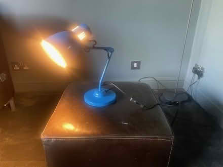 Photo of free Lamp - adjustable, metal blue (Headington OX3) #2